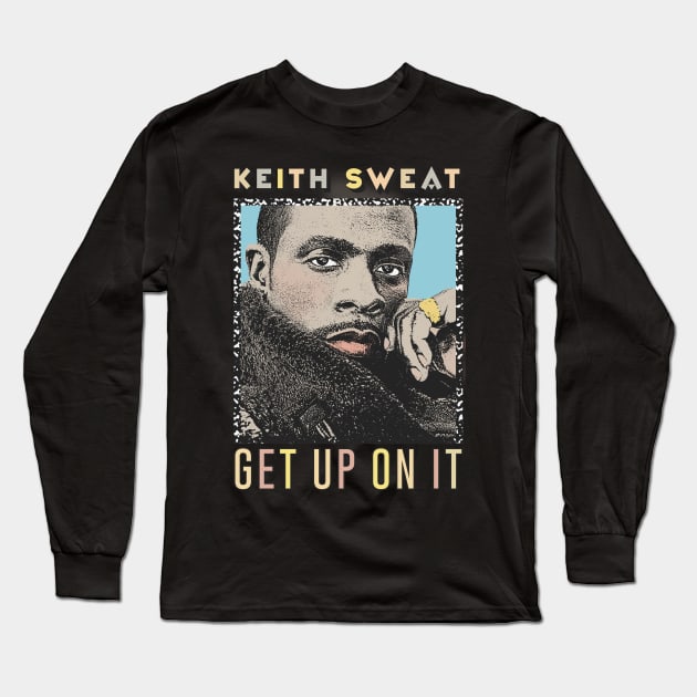 Keith Sweat /// 90s Retro Fan Art Design Long Sleeve T-Shirt by DankFutura